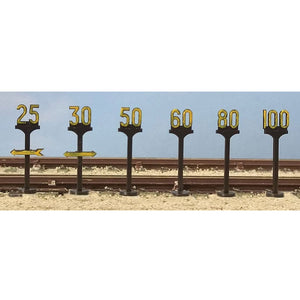 Modelscene BR Speed Restriction Signs 5050