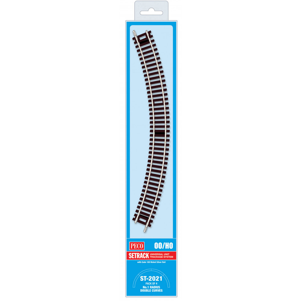 Peco Track Double Curve ST221x4 ST2021