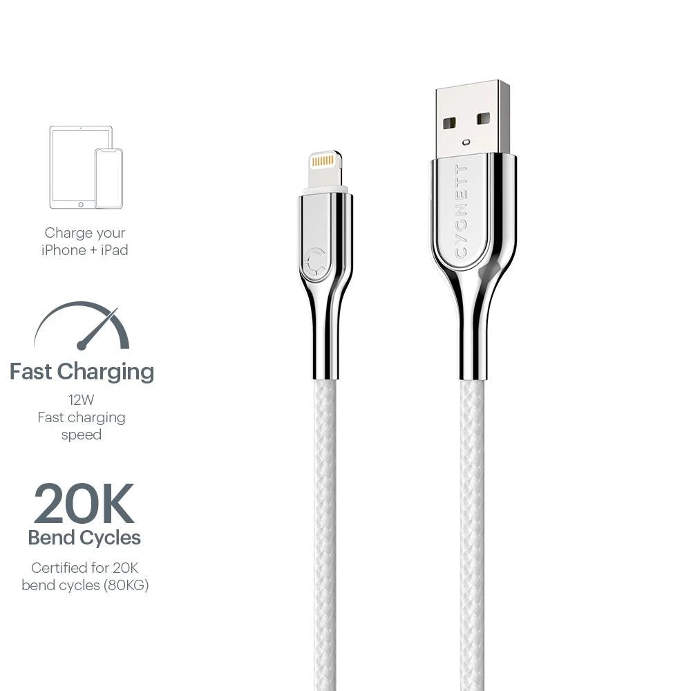 Cygnett Armoured USB Lightning Cable 1m CY2685PCCAL