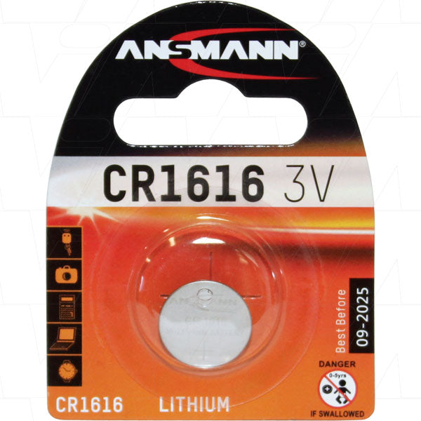 Ansmann CR1616 3V Lithium Battery