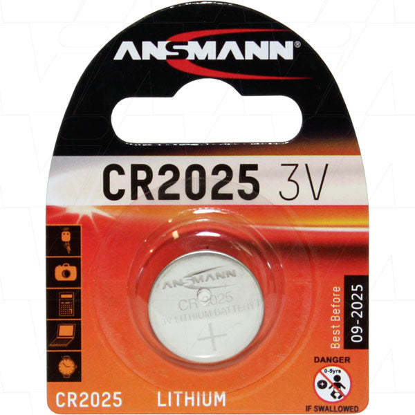 Ansmann CR2025 3V Lithium Battery