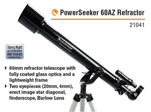 Celestron Powerseeker 60AZ Telescope