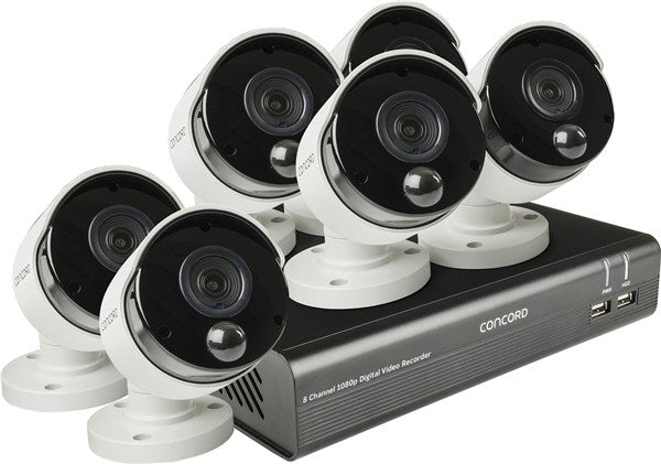 QV5054 Concord DVR KIT 1080P 8CH+6PIR